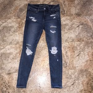 Size 4 high waisted super stretch skinny jeans